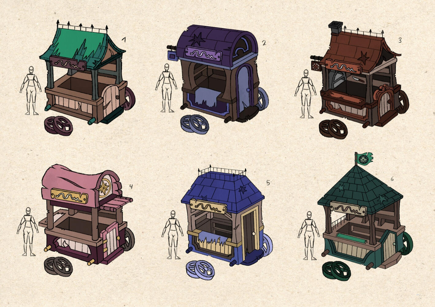 Characters Designs 1